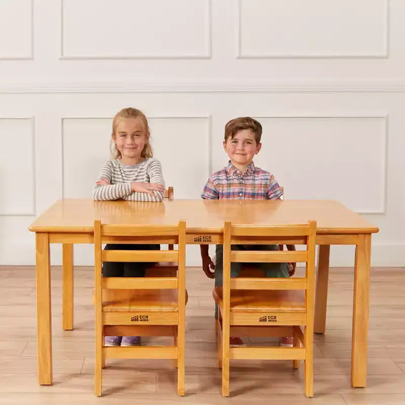 Table rectangulaire en bois massif