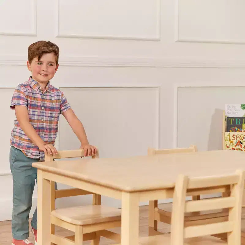 Table rectangulaire en bois massif
