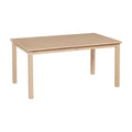 ECR4Kids 30in x 48in Rectangular Hardwood Table with 22in Legs Childrens Furniture