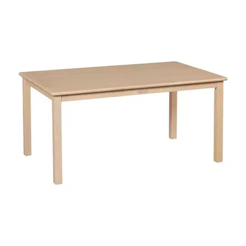 ECR4Kids 30in x 48in Rectangular Hardwood Table with 22in Legs Childrens Furniture