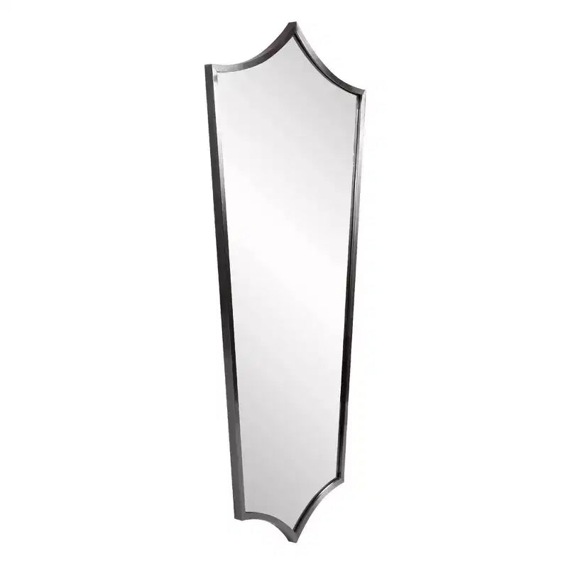 Miroir-bouclier à cadre en acier inoxydable