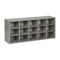 ECR4Kids Streamline 15 Cubby Tray Storage Cabinet 3x5 Classroom Furniture