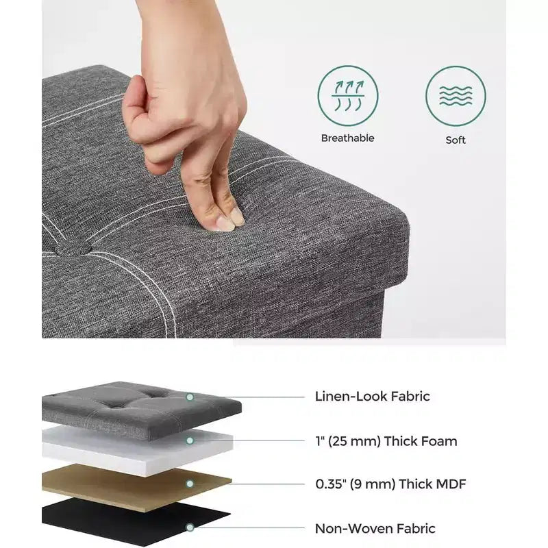 Banc de rangement ottoman