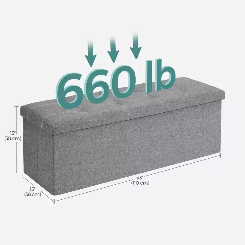 Banc de rangement ottoman
