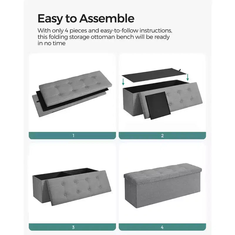 Banc de rangement ottoman
