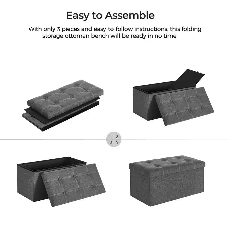 Banc de rangement ottoman