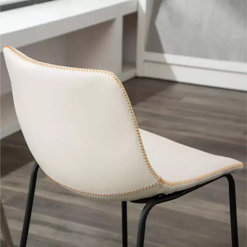 Tabourets de bar vintage blancs