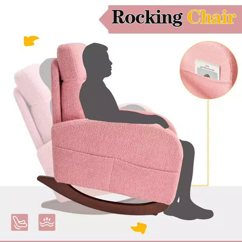 Fauteuils à bascule d'appoint pour l'intérieur
