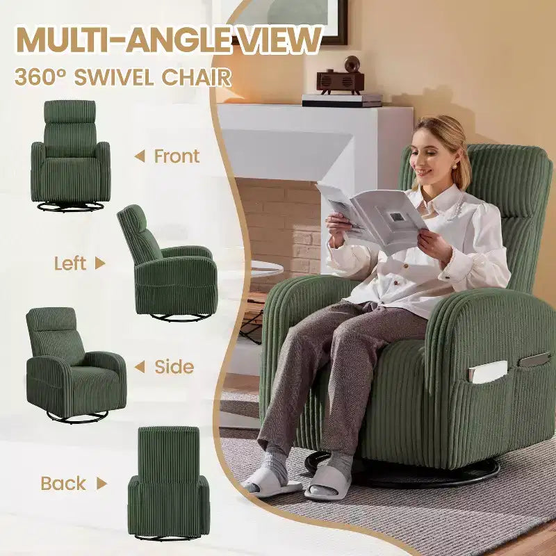 Fauteuil à bascule pivotant pour chambre d'enfant / Fauteuils d'appoint