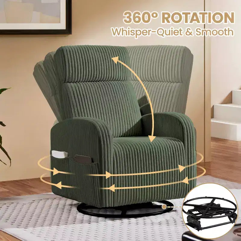 Fauteuil à bascule pivotant pour chambre d'enfant / Fauteuils d'appoint