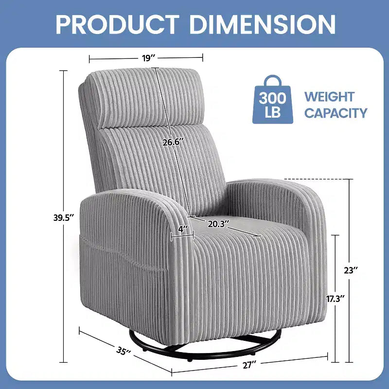 Fauteuil à bascule pivotant pour chambre d'enfant / Fauteuils d'appoint