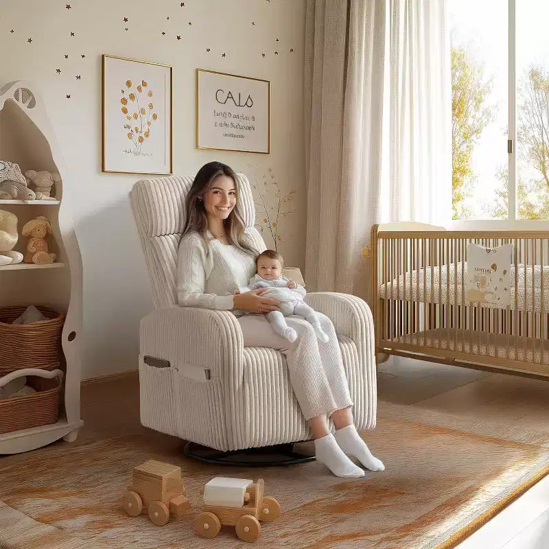 Fauteuil à bascule pivotant pour chambre d'enfant / Fauteuils d'appoint