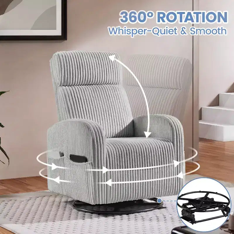 Fauteuil à bascule pivotant pour chambre d'enfant / Fauteuils d'appoint