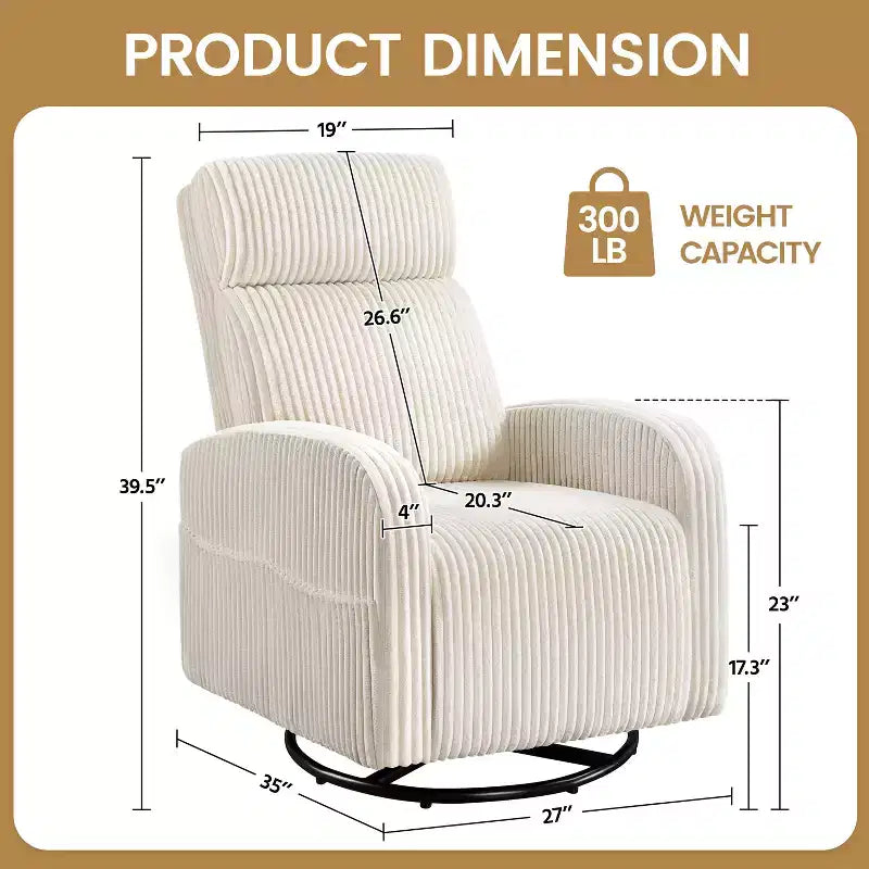 Fauteuil à bascule pivotant pour chambre d'enfant / Fauteuils d'appoint