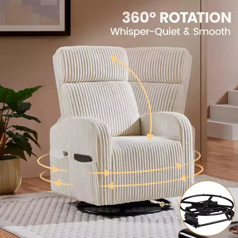Fauteuil à bascule pivotant pour chambre d'enfant / Fauteuils d'appoint