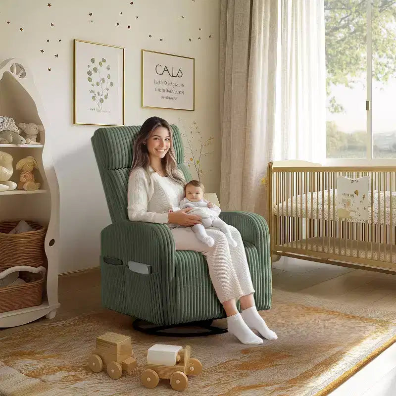 Fauteuil à bascule pivotant pour chambre d'enfant / Fauteuils d'appoint